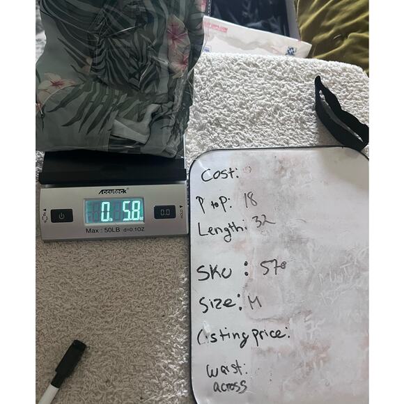 Show Me Your MuMu Riri Romper Hanalei Dream Ruffle Hem Crossover Top Size M - Picture 7 of 7